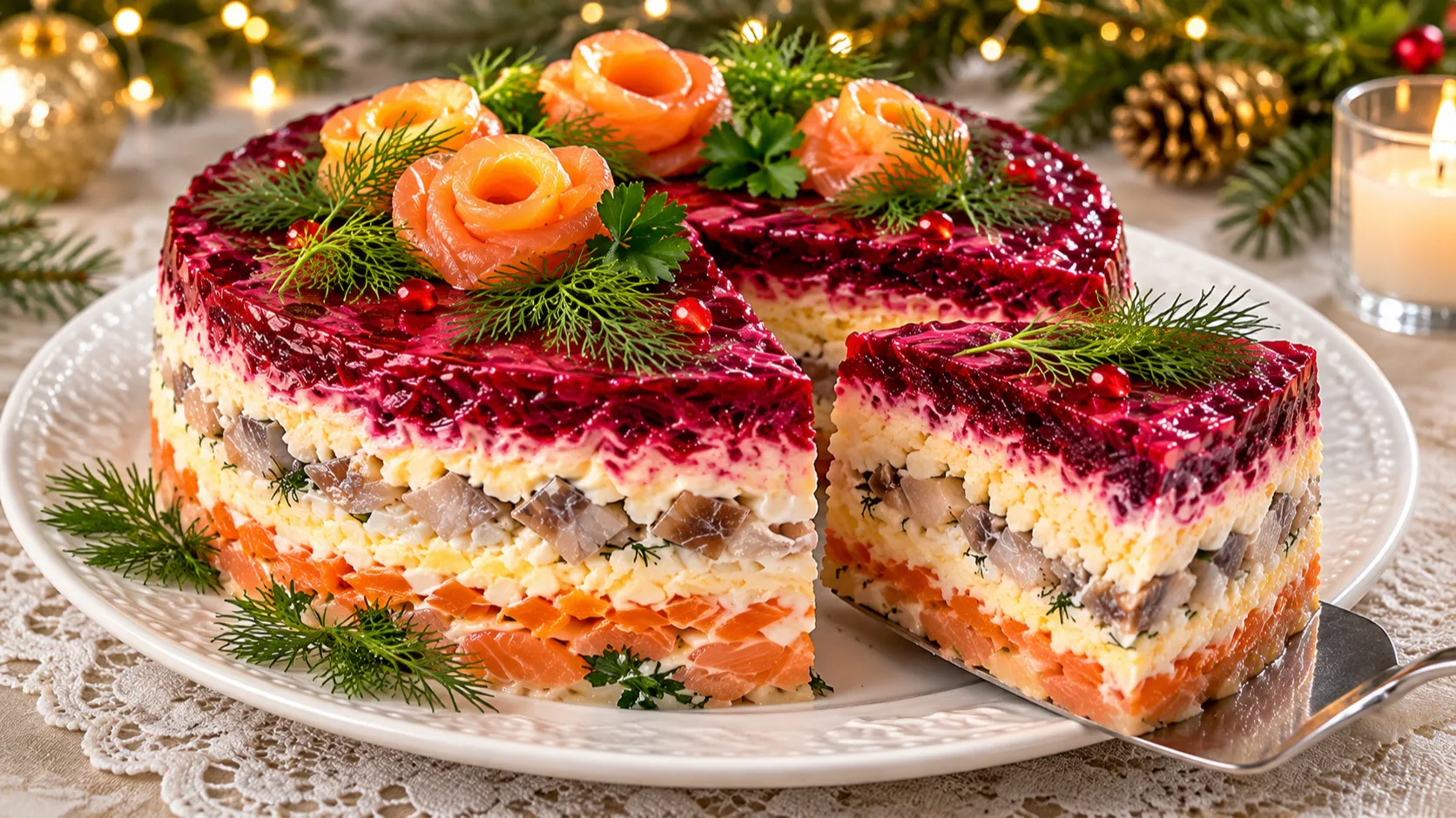 Узнала рецепт селедки в новой шубке — так вкусно, что ум отъешь: легче классики, а выглядит на миллион