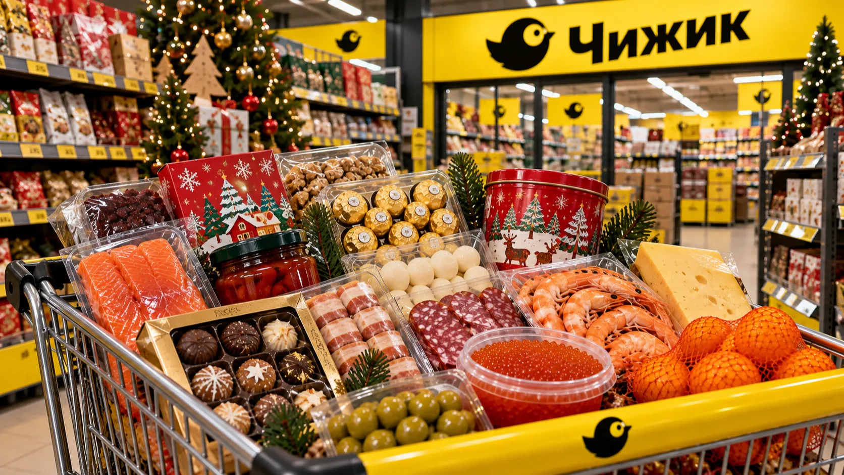 После 25 октября загляните в «Чижик»: 11+ продуктов к Новому году, которые стоит купить заранее