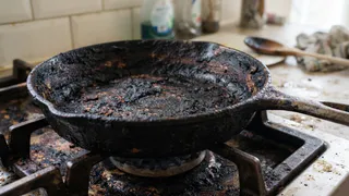 Копеечное средство, которое есть в каждом доме: отмываю сковороды только так - никакого жира с нагаром