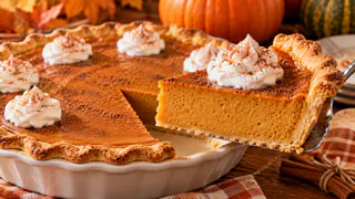 Нежнее любого пирога: американский Pumpkin Pie из тыквы получается как настоящее суфле