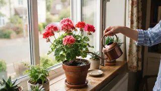 1 чайная ложка на 5 литров - герани в августе первым делом: лысые кусты и молодые черенки цветут наперегонки весь год