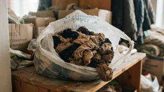 Старые чулки и колготки больше не выбрасываю: отвожу на дачу, они там главные звезды - помогают растить урожай, отпугивать грызунов и еще много чего