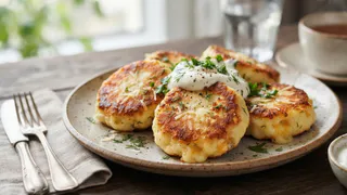 Смешиваю творог с адыгейским сыром и зеленью - получаются обалденные сырники: вкусные, сытные - для тех, кому надоели сладкие завтраки