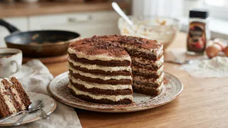 Даже духовка не нужна: кофейный торт готовлю на сковороде — вкуснота к чаю на раз-два, пальчики оближешь