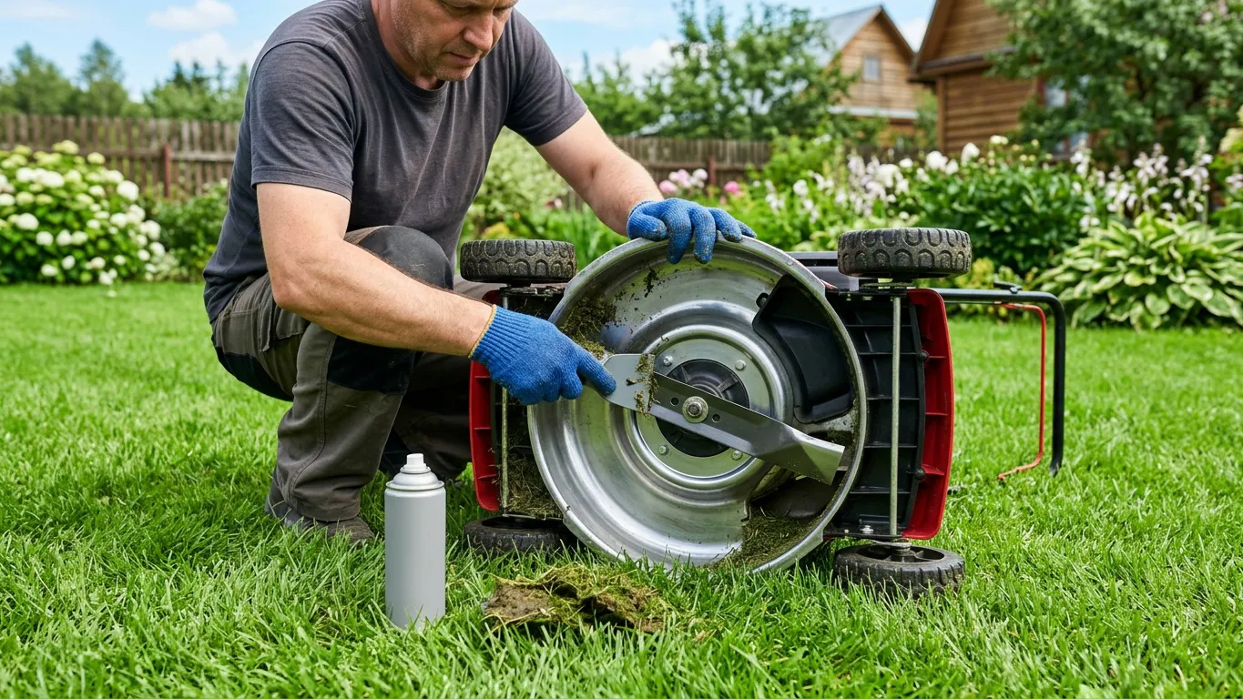 Как предотвратить прилипание травы к газонокосилке: не WD-40 и не масло, но работает лучше этих двух