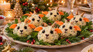 Закуска «Козлятушки‑ребятушки» на Новый год — вихрь из милоты и вкуса: приветствуем символ 2027 года — Красную Огненную Козу