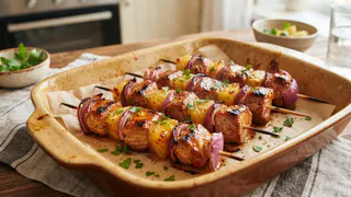 Порционные шашлычки из свинины: вместо приевшегося мяса по-французски на любое застолье