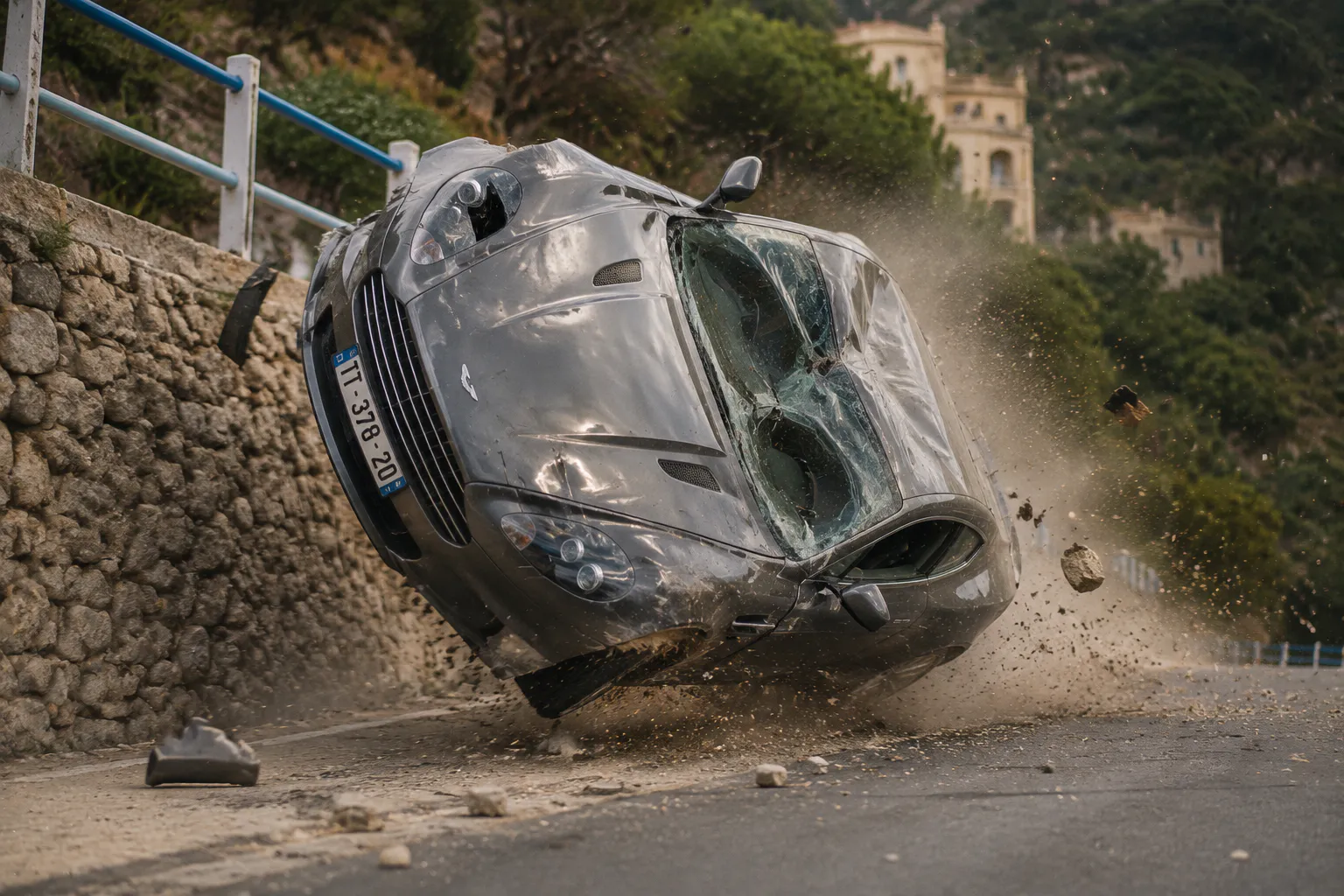 Сцена из «Казино Рояль», которую не смогла остановить физика: как Aston Martin заставили кувыркаться семь раз