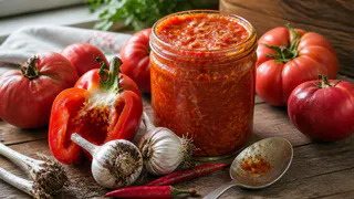 Аджика без варки — любимая закуска на зиму у всей семьи: простой рецепт за 30 минут