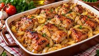 Свинина по-деревенски в духовке: мясо получается нежным и сочным — хоть на праздник, хоть на ужин