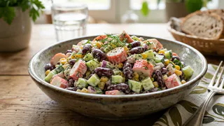 Никакой варки и стояния у плиты: вкуснейший салат «Элеганто» из 3 простых продуктов — не стыдно подавать гостям