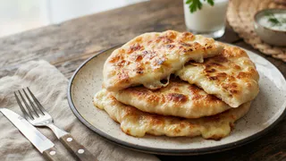 Беру кефир и свежую зелень — получается вкуснее чебуреков и проще хачапури: 15 минут и вкуснейшие лепешки готовы