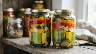 Готовьте сразу 20 банок: кабачки с болгарским перцем - моя коронная закуска, улетает первой