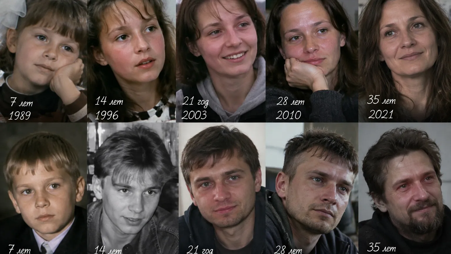 Их начали снимать семилетними в 1989-м, а новую часть дождались уже после сорока: «Рождённые в СССР. 35 лет» получили 9,3