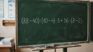 Тренировка для мозгов: решите без калькулятора пример (88 − 40) : (10 − 4) · 3 + 36 : (8 − 2)