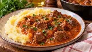 Готовим по рецепту 1954 года: тот самый ГОСТовский гуляш с подливой - вкус как из детства