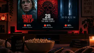 В 2026-м критики дали этим 3 ужастикам минимум 90% на Rotten Tomatoes: один смешит, второй ломает людей, третий прячет ведьму в отеле